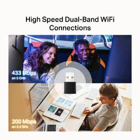 Wi-Fi adaptér Mercusys MA20NB, AC650 Nano Wi-Fi Bluetooth černý

 obrázek produktu 4 z 8