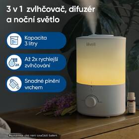 Zvlhčovač vzduchu Levoit DUAL 150 bílý

 obrázek produktu 7 z 9