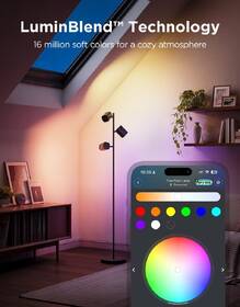 Stojací lampa Govee Tree Lamp RGBICWW, Matter černá

 obrázek produktu 3 z 5