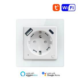 Chytrá zásuvka IMMAX NEO SMART Nexa (typ E), 16A, 1x USB, 1x USB-C, PD 20W, Wi-Fi bílá

 obrázek produktu 1 z 4