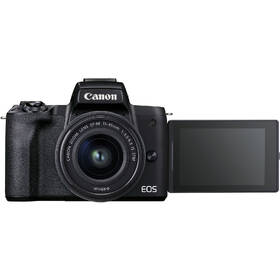 Digitální fotoaparát Canon M50 Mark II + EF-M 15-45 + SB130 + 16GB černý

 obrázek produktu 8 z 11