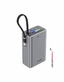Powerbanka Swissten 25000 mAh (96.25Wh) 100W, integrovaný kabel USB-C šedá

 obrázek produktu 2 z 5
