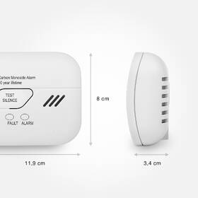 Detektor oxidu uhelnatého Smartwares RM386 bílý

 obrázek produktu 4 z 6