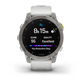 Chytré hodinky Garmin epix (Gen 2) Sapphire - Titan/White Silicone Band 

 obrázek produktu 4 z 12