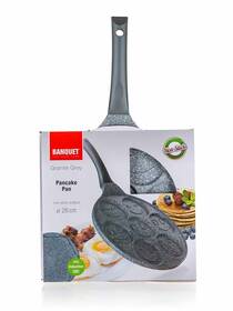 Pánev na lívance BANQUET Granite Grey Smile, 26 cm 

 obrázek produktu 5 z 5