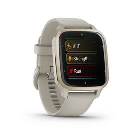 Chytré hodinky Garmin Venu Sq 2 Music - Cream Gold/ French Gray Silicone Band 

 obrázek produktu 5 z 8