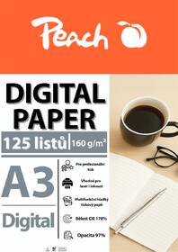 Papíry do tiskárny Peach Digital A3 160g - 125 listů 

 obrázek produktu 1 z 1