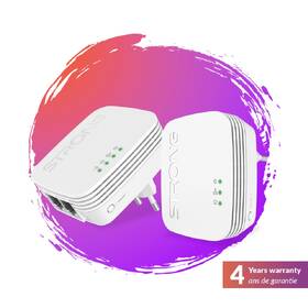 Síťový rozvod LAN po 230V Strong sada 2 adaptérů, W 600 MDUO MINI / 600 Mbit/s bílý

 obrázek produktu 7 z 7
