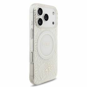 Kryt na mobil Guess IML Flowers Allover Strap MagSafe na Apple iPhone 18 Pro bílý

 obrázek produktu 3 z 5