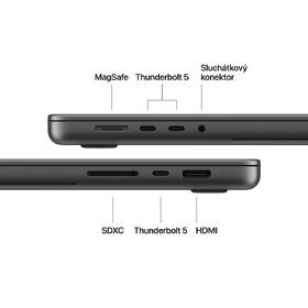 Notebook Apple 16" PROLED XDR M5 Pro 18×CPU 20×GPU, 48 GB, 1 TB - vesmírně černý CZ 

 obrázek produktu 6 z 8