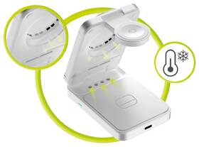 Bezdrátová nabíječka Mobile Origin 3in1 Qi2 25W Stand PW35 stříbrná

 obrázek produktu 9 z 18