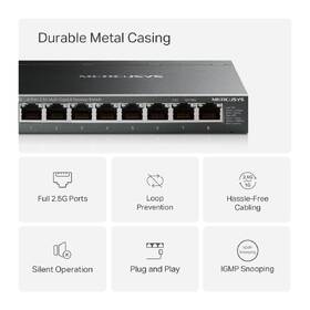 Switch Mercusys MS108GS-M2 (MS108GS-M2) černý

 obrázek produktu 2 z 7