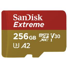 Paměťová karta SANDISK 256GB UHS-I U3 (160R/90W) + adapter 

 obrázek produktu 2 z 4