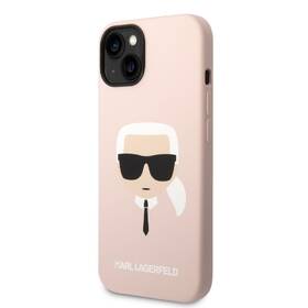 Kryt na mobil Karl Lagerfeld Liquid Silicone Karl Head na Apple iPhone 14 Plus růžový

 obrázek produktu 1 z 4