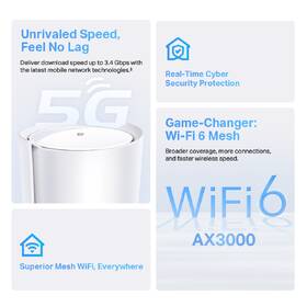 Komplexní Wi-Fi systém TP-Link Deco X50-5G bílý

 obrázek produktu 4 z 10