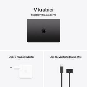 Notebook Apple 14" M4 Max 14× CPU 32× GPU, 36 GB, 1 TB - vesmírně černý CZ 

 obrázek produktu 7 z 7