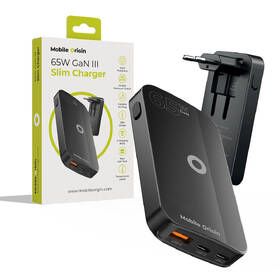Nabíječka do sítě Mobile Origin Slim 2xUSB-C/1x USB-A  65W GaN III černá

 obrázek produktu 13 z 13