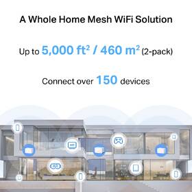 Komplexní Wi-Fi systém Mercusys Halo H85X AX3000 Mesh Wi-Fi 6 (3 ks) bílý

 obrázek produktu 5 z 9