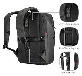 Batoh na notebook Wenger MX Eco Light 16" šedý

 obrázek produktu 6 z 9