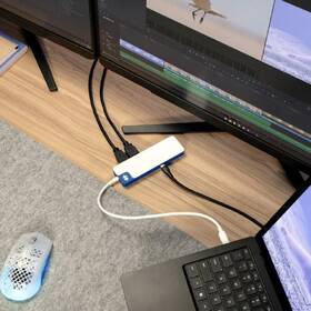 USB Hub HyperDrive Flex 9 Port Dual 4K HDMI USB-C bílý/modrý

 obrázek produktu 6 z 6