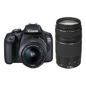 Digitální fotoaparát Canon 2000D + 18-55 IS II + 75-300 černý

 obrázek produktu 9 z 9