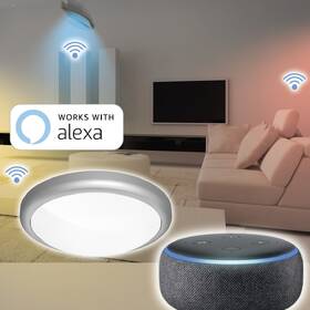 Stropní svítidlo Hama SMART Wi-Fi, kulaté, průměr 30 cm, kovový rám 

 obrázek produktu 4 z 8