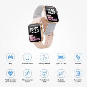 Chytré hodinky LAMAX BCool 2 Plus - Rose Gold 

 obrázek produktu 7 z 9