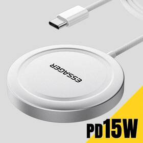 Bezdrátová nabíječka Essager magnetická Qi2 15W bílá

 obrázek produktu 3 z 3