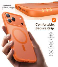 Kryt na mobil Torras Guardian Magnetic na Apple iPhone 17 Pro oranžový

 obrázek produktu 2 z 6