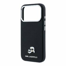 Kryt na mobil Karl Lagerfeld PU Grained Semi Wrap K&CH Heads Magsafe na Apple iPhone 18 Pro černý

 obrázek produktu 1 z 6