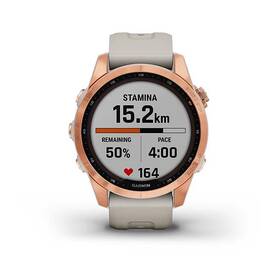 Chytré hodinky Garmin fenix 7S Solar - Rose Gold/Sand Silicone Band 

 obrázek produktu 1 z 10