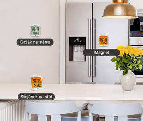 Teploměr ThermoPro TP63 bílá barva
