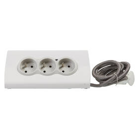 Kabel prodlužovací Legrand 3x zásuvka, USB, 1,5m šedý/bílý

 obrázek produktu 1 z 9