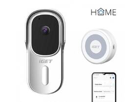 Videozvonek iGET HOME Doorbell DS1 + Chime CHS1 bílá barva
