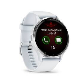 Chytré hodinky Garmin Venu 3 - Silver / Whitestone Silicone Band 

 obrázek produktu 3 z 3