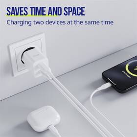 Nabíječka do sítě Allity GaN PD, 1x USB-C + USB 20W bílá

 obrázek produktu 5 z 5