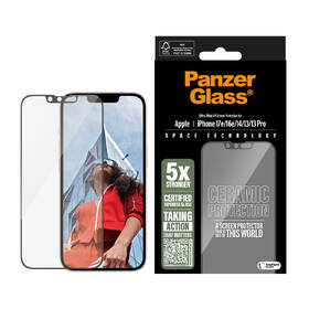 Tvrzené sklo PanzerGlass Ceramic II Apple iPhone 17e/16e/14/13/13 Pro s instalačním rámečkem 

 obrázek produktu 2 z 3
