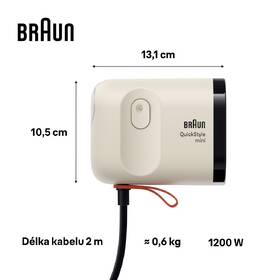 Ruční napařovač oděvů Braun GS1011BG béžový

 obrázek produktu 5 z 13