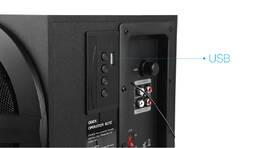 Reproduktory Fenda F&D A140X 2.1, bluetooth, rádio, USB, dálkové ovládání černé

 obrázek produktu 2 z 6