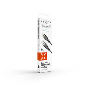 Kabel FIXED USB-C/Lightning s podporou PD, MFi, 2m černý

 obrázek produktu 10 z 10