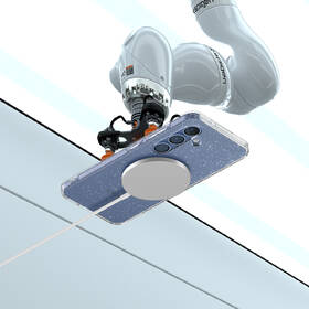 Kryt na mobil Spigen Liquid Crystal Glitter na Samsung Galaxy S25+ průhledná
