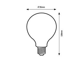 Žárovka LED Rabalux E27, 8W, 2 700 K 

 obrázek produktu 2 z 2