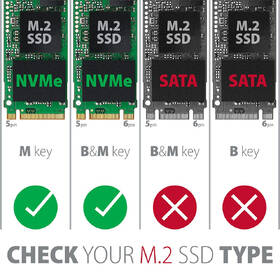 Adaptér Axagon PCEM2-S, PCIe x16 - M.2 NVMe M-key červený

 obrázek produktu 5 z 5