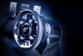Volant Thrustmaster T-GT pro PS5, PS4 a PC + pedály černá barva
