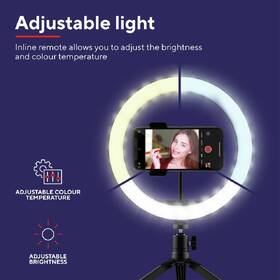 Světlo Trust Maku Ring Light Vlogging Kit 

 obrázek produktu 6 z 12