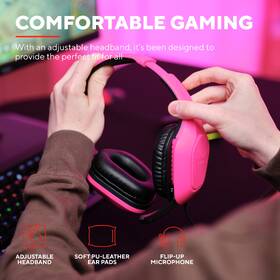 Headset Trust GXT 415P Zirox růžový

 obrázek produktu 10 z 12