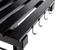 Gril zahradní na dřevěné uhlí G21 Panama BBQ černá barva
