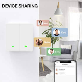 Vypínač Evolveo Dual Switch, Wi-Fi bílý

 obrázek produktu 7 z 10