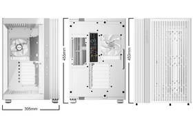 Case be quiet! Light Base 600 LX bílá barva
