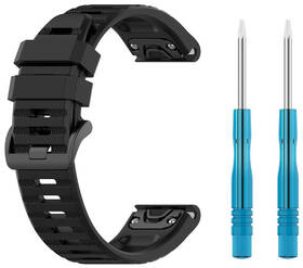 Řemínek FIXED Silicone Strap na Garmin QuickFit 26 mm černý

 obrázek produktu 2 z 4